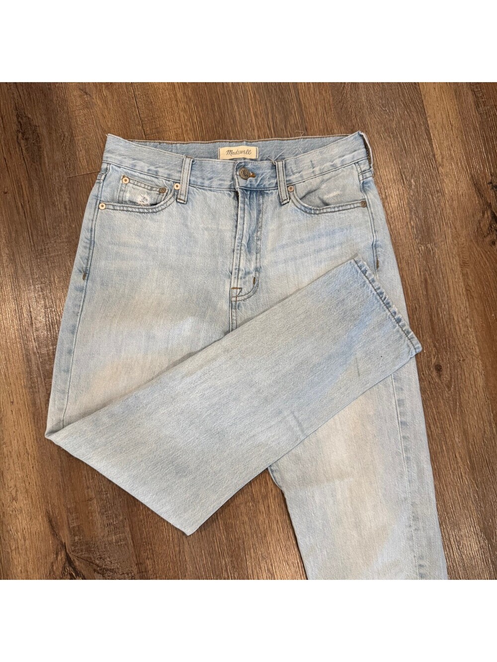 Madewell The Perfect Vintage Jean Light Wash High Rise Denim Jeans Womens 27